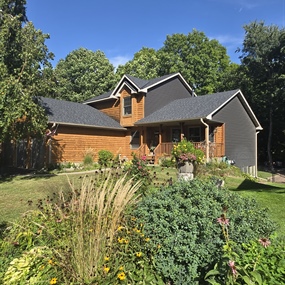 Prior Lake home with newly installed asphalt shingle roof