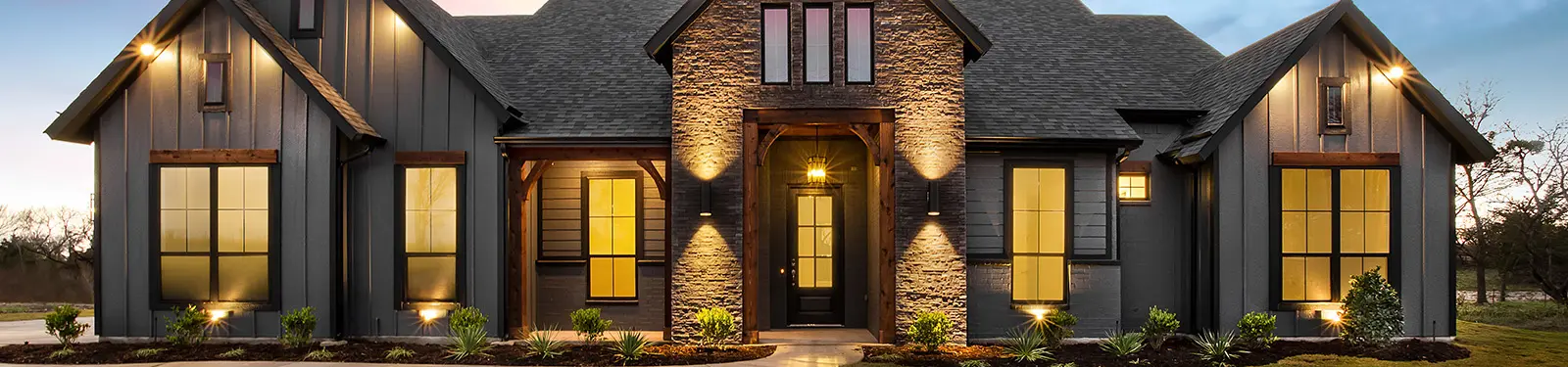 Home Exterior at Dusk